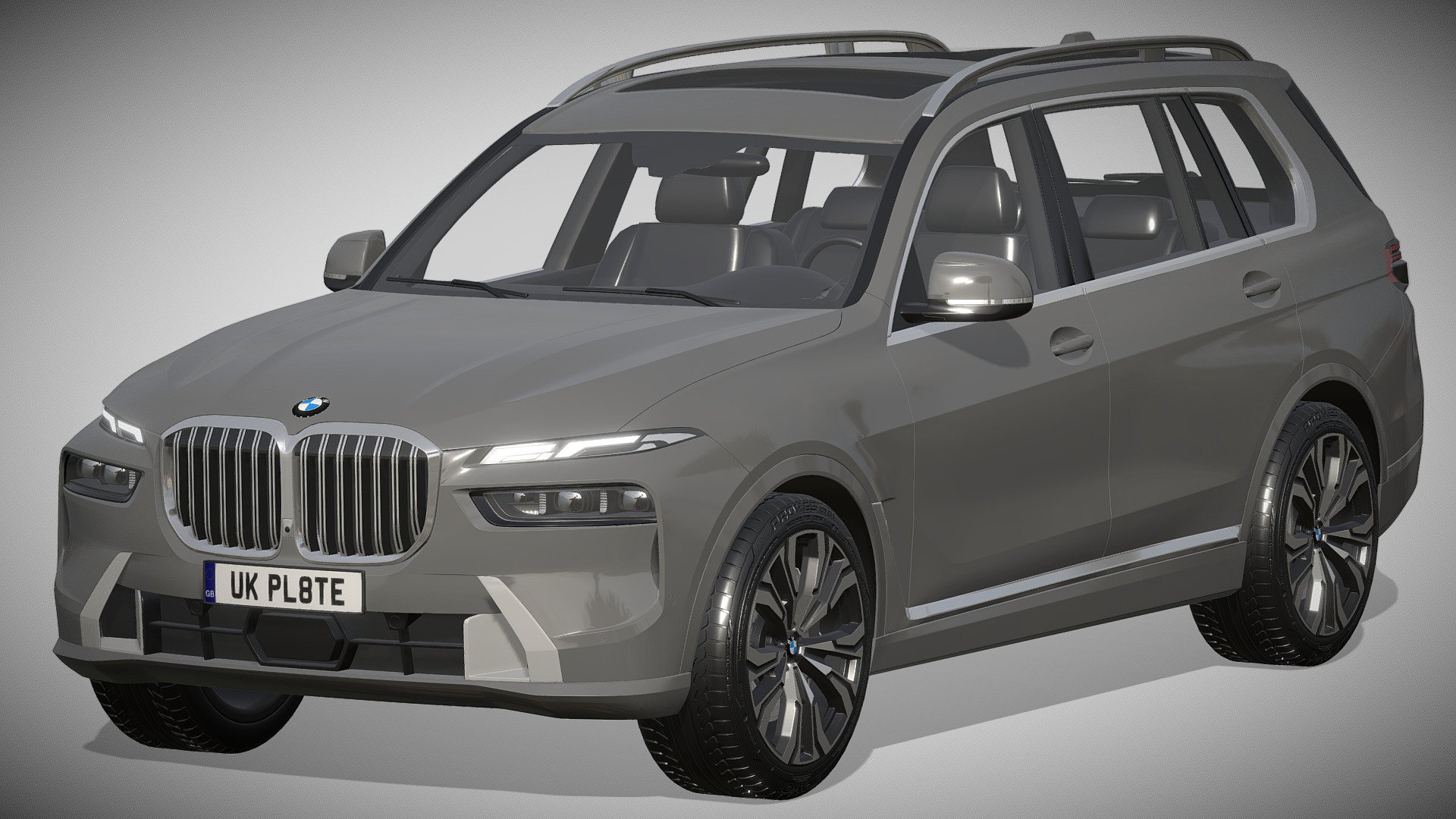 BMW X7 2023

https://www.bmw.de/de/neufahrzeuge/x/x7/2022/bmw-x7-ueberblick.html

clean geometry light weight model, yet completely detailed for hi-res renders. use for movies, advertisements or games

Corona render and materials

all textures include in *.rar files

lighting setup is not included in the file! - BMW X7 2023 - Buy Royalty Free 3D model by zifir3d 3d model