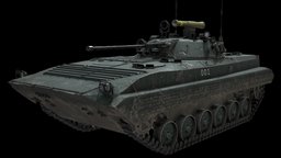BMP-2 armor, army, russian, realistic, tank, real-time, bmp, substancepainter, substance