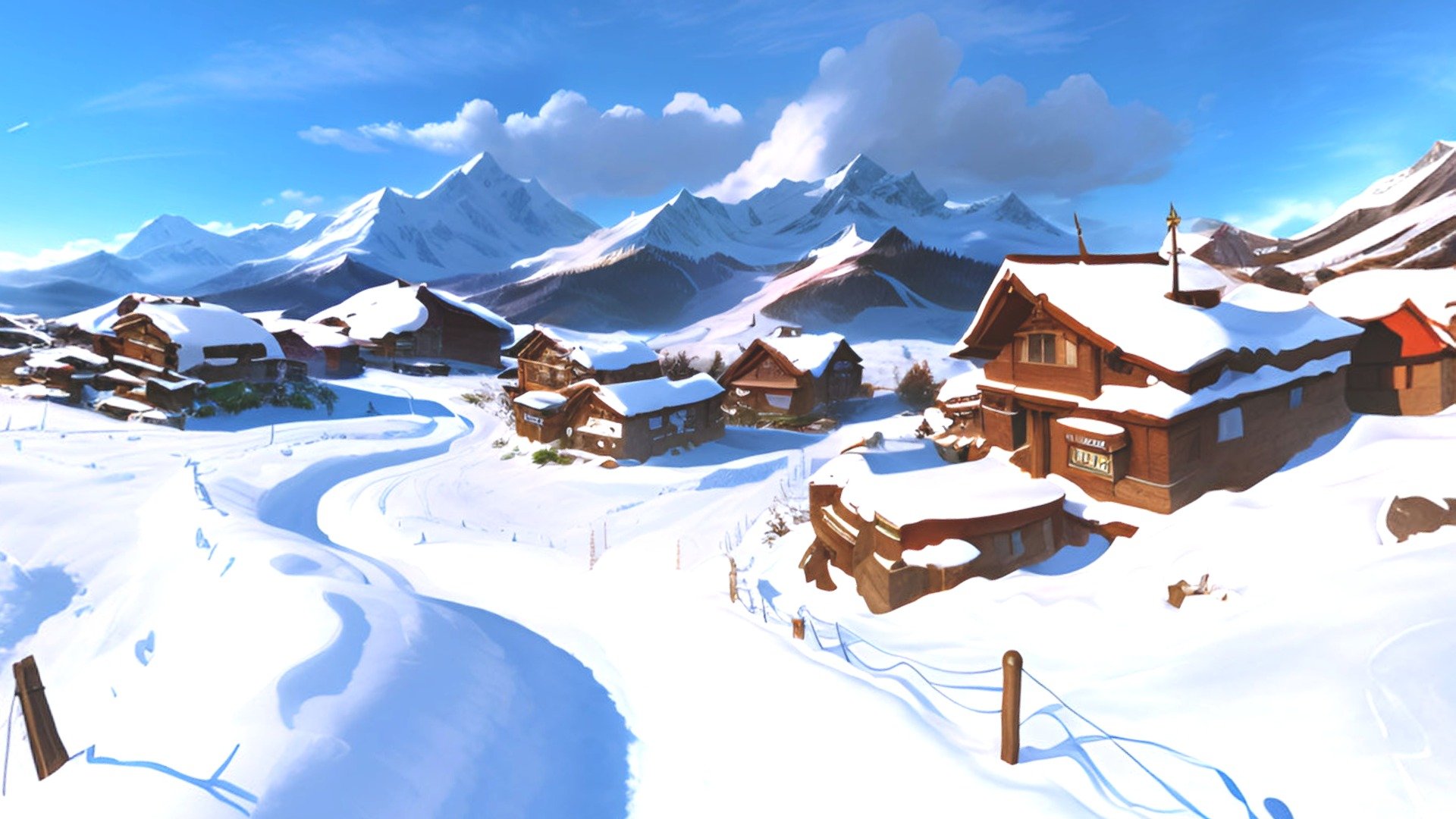 Beautiful stylized winter skybox. Perfect for beautiful, stylized environments, AR,VR and your rendering scene.

panorama texture: 6144 x 3072

used: AI, Photoshop - A Stunning Blanket of Snow" - Buy Royalty Free 3D model by Deepak_Sharma 3d model