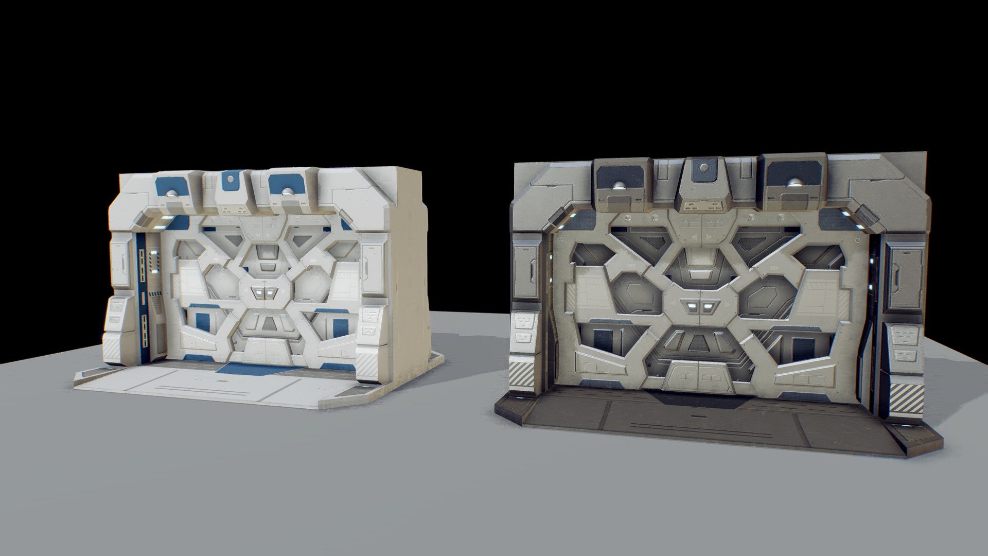Pack ideal for SciFi scenarios and contain 5 doors , besides, provide a PBR material and a shader that allow to you customize the colors.  Unreal Store Link: -link removed-  Design by Arquimedes Gonzalez  3D Artist - Eduardo Roa  iOcus Rise - SciFi Doors Pack Vol2 - Door 05 - 3D model by Eduardo R. (@eduroam) 3d model