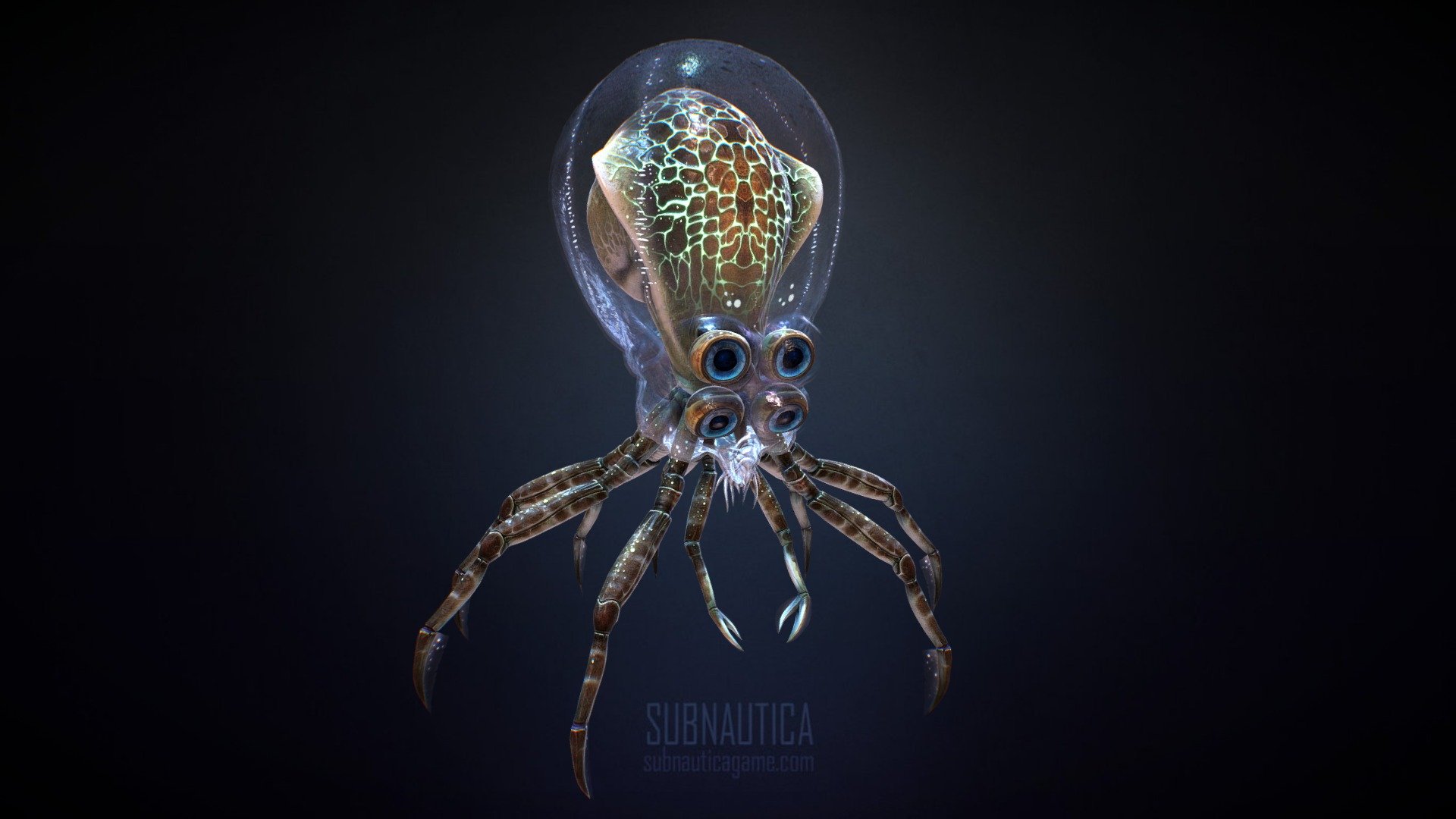 Subnautica on Steam: http://steamcommunity.com/app/264710 - Crabsquid - 3D model by Fox3D 3d model