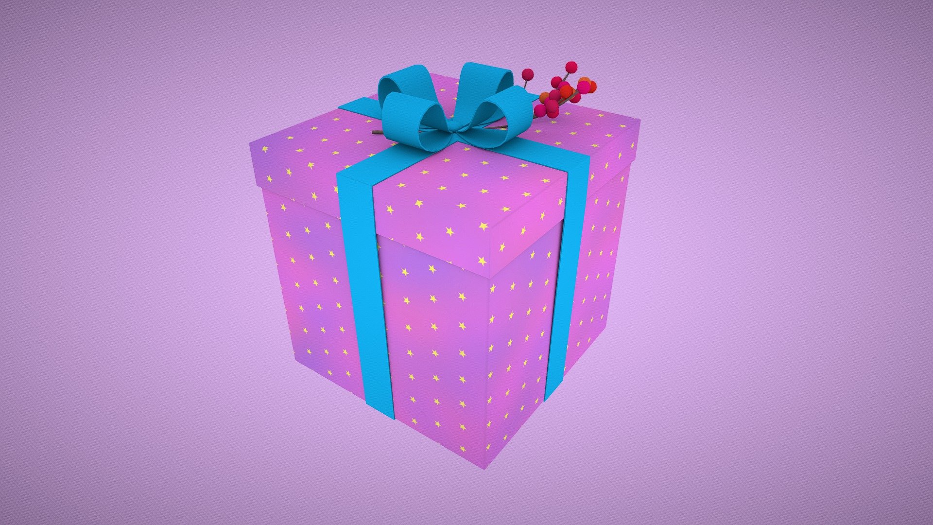 My entry for day 19th of the 3December Challenge

Just a simple gift box with bright ribbon and colorful berries 3d model