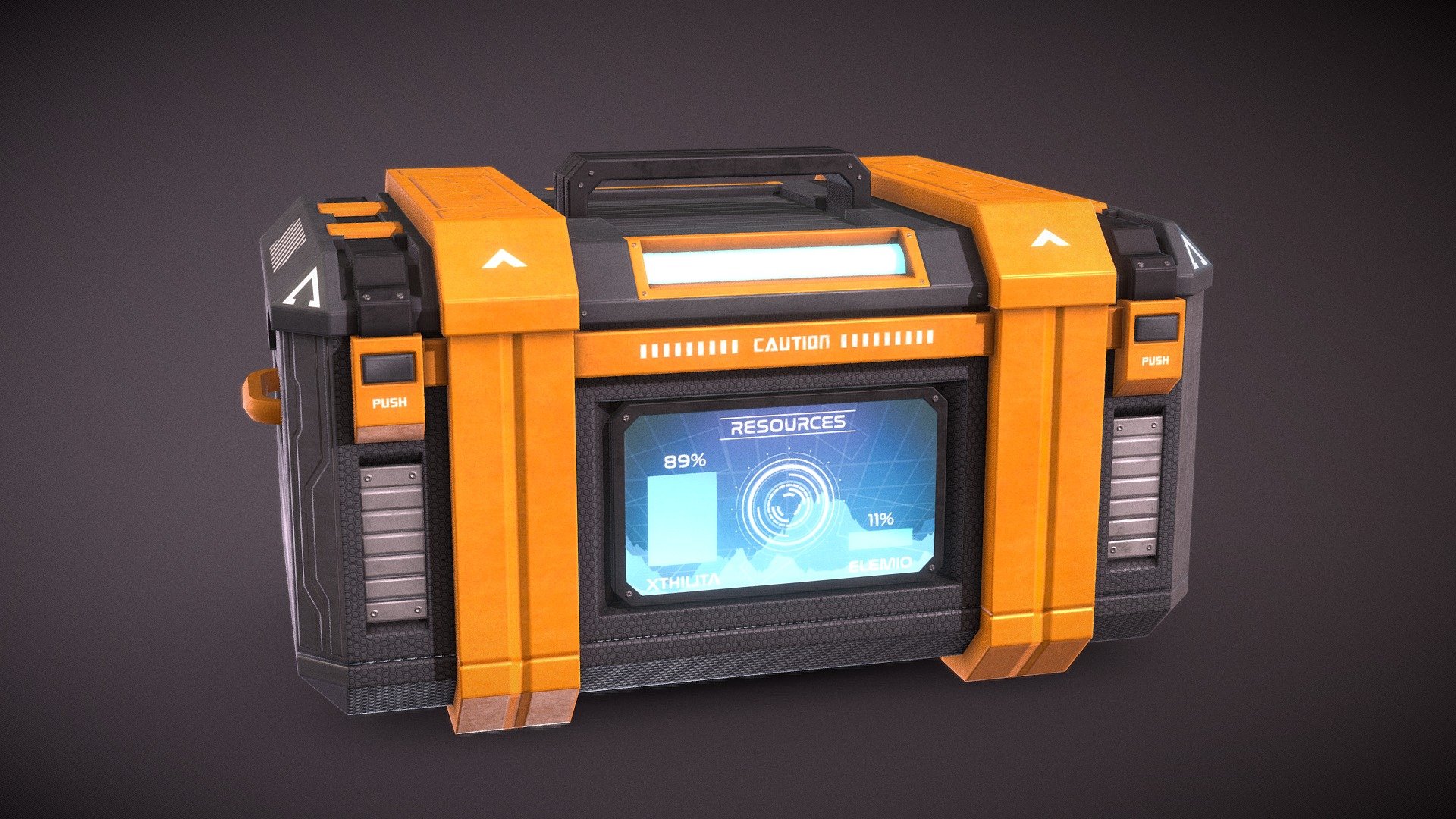 ➥ Sci-fi Crate for any game project with only 3.3k Triangles.

➥ 2 Materials (Top_MAT and Bot_MAT with x4096 textures) - SciFi Crate - Buy Royalty Free 3D model by Agustín Hönnun (@Agustin_Honnun) 3d model