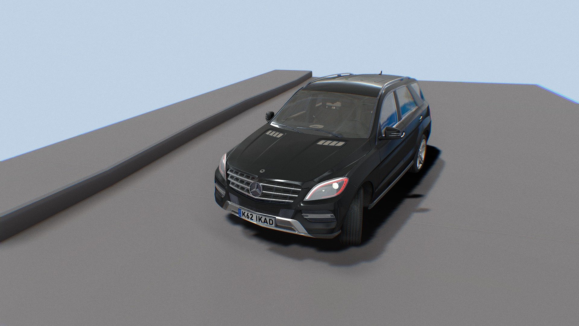 3D model of Black car Mercedes Benz ML Class Rigged and ready for Animating Low poly model and High poly model version High detailed exterior with lights ,Made with real dimensions ,All part separated for easy texturing , All colours can be easily modified ,Usied blender 3
Download includes .obj high poly ,.obj low poly ,.fbx rigged High poly,.fbx rigged low poly,.fbx High poly,.fbx low poly and .blend file.
Textures: 2K PBR, bundled with additional textures for Unity and UnrealEngine.
v1 Vertices 103314 Facse 81404
v2 Vertices 319,922 Facse 280,692









 - Black Car Mercedes Benz ML - Buy Royalty Free 3D model by dika3d (@ikad2023) 3d model
