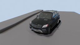 Black Car Mercedes Benz ML transport, class, benz, mercedes, ml, blender, car