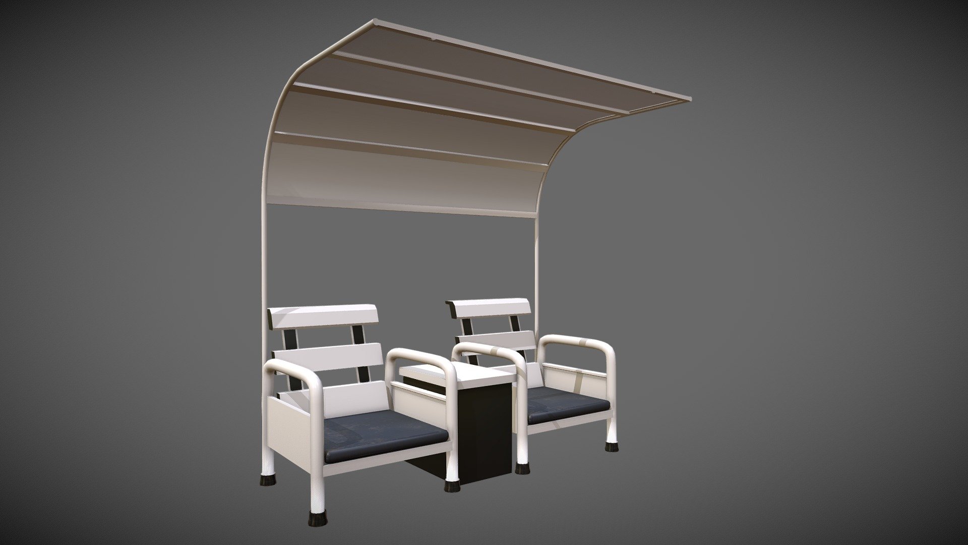 Tennis chairs - Buy Royalty Free 3D model by XperienciaVirtual 3d model