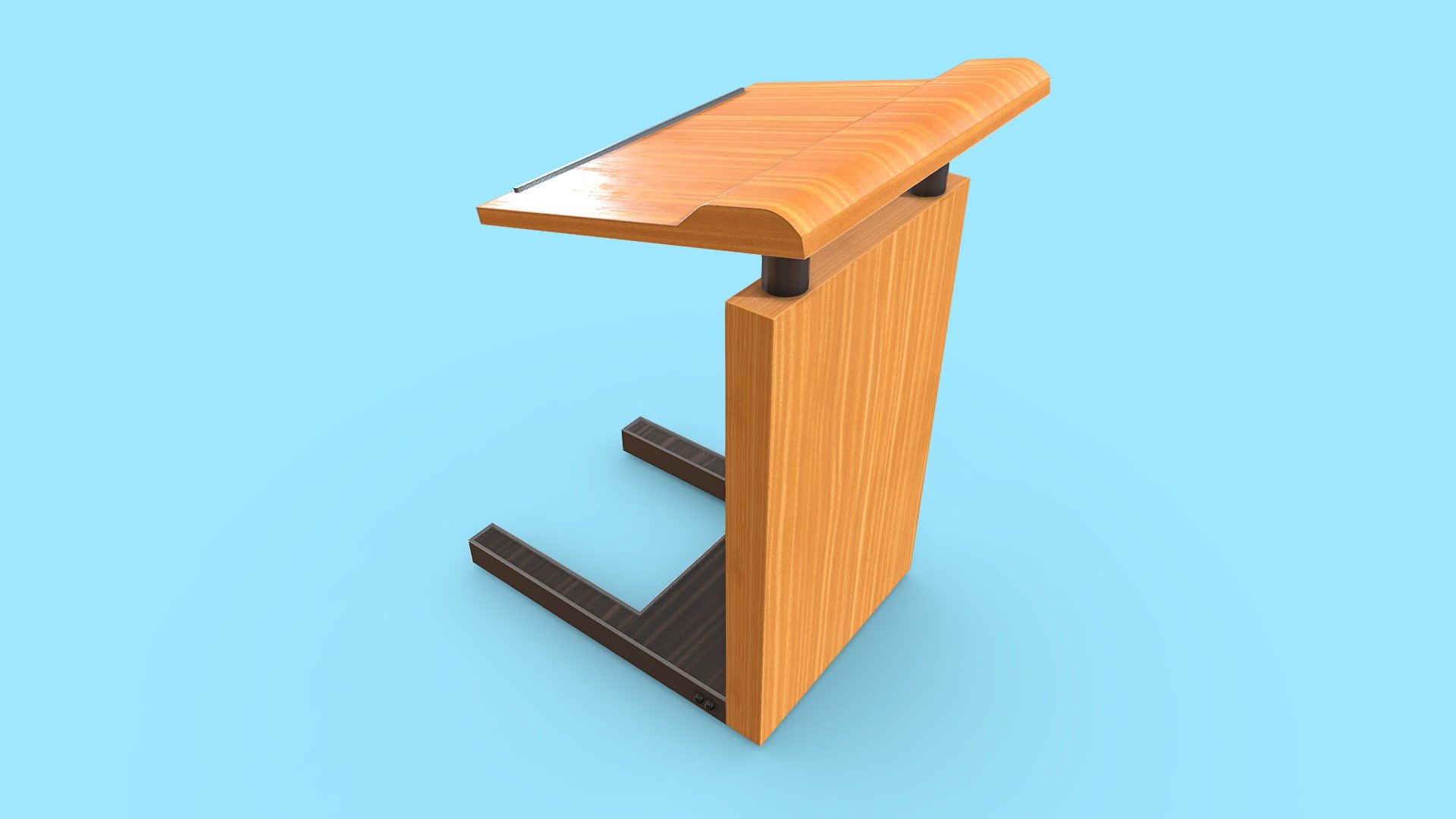 This is a 3D model of Flat Front Pulpit


Made in Blender 2.9x (Cycles Materials) and Rendering Cycles.
Main rendering made in Blender 2.9 + Cycles using some HDR Environment Textures Images for lighting which is NOT provided in the package!

What does this package include?


3D Modeling of Flat Front Pulpit
2K and 4K Textures (Base Color, Normal Map, Roughness, Ambient Occlusion) 

Important notes 


File format included - (Blend, FBX, OBJ, MTL)
Texture size -  2K and 4K 
Uvs non - overlapping
Polygon: Quads
Centered at 0,0,0
In some formats may be needed to reassign textures and add HDR Environment Textures Images for lighting.
Not lights include 
Renders preview have not post processing
No special plugin needed to open the scene.

If you like my work, please leave your comment and like, it helps me a lot to create new content.
If you have any questions or changes about colors or another thing, you can contact me at  we3domodel@gmail.com - Flat Front Pulpit - Buy Royalty Free 3D model by We3Do (@giovanny) 3d model