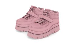 Pink Cross Platform Shoes