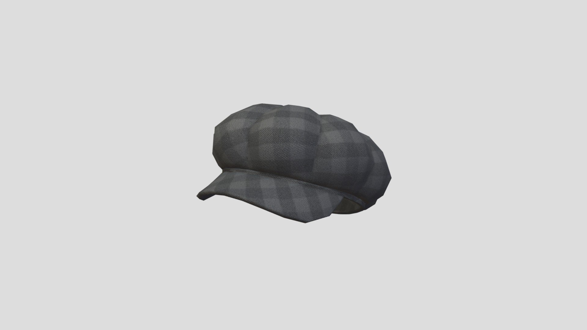Newsboy Cap 3d model.      
    


File Format      
 
- 3ds max 2021  
 
- FBX  
 
- OBJ  
    


Clean topology    

No Rig                          

Non-overlapping unwrapped UVs        
 


PNG texture               

2048x2048                


- Base Color                        

- Normal                            

- Roughness                         



986 polygons                          

989 vertexs                          
 - Newsboy Cap - Buy Royalty Free 3D model by bariacg 3d model
