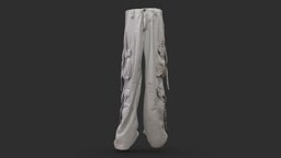 Modern grey long trousers modern, scanning, grey, scanned, scann3d, trousers, scan
