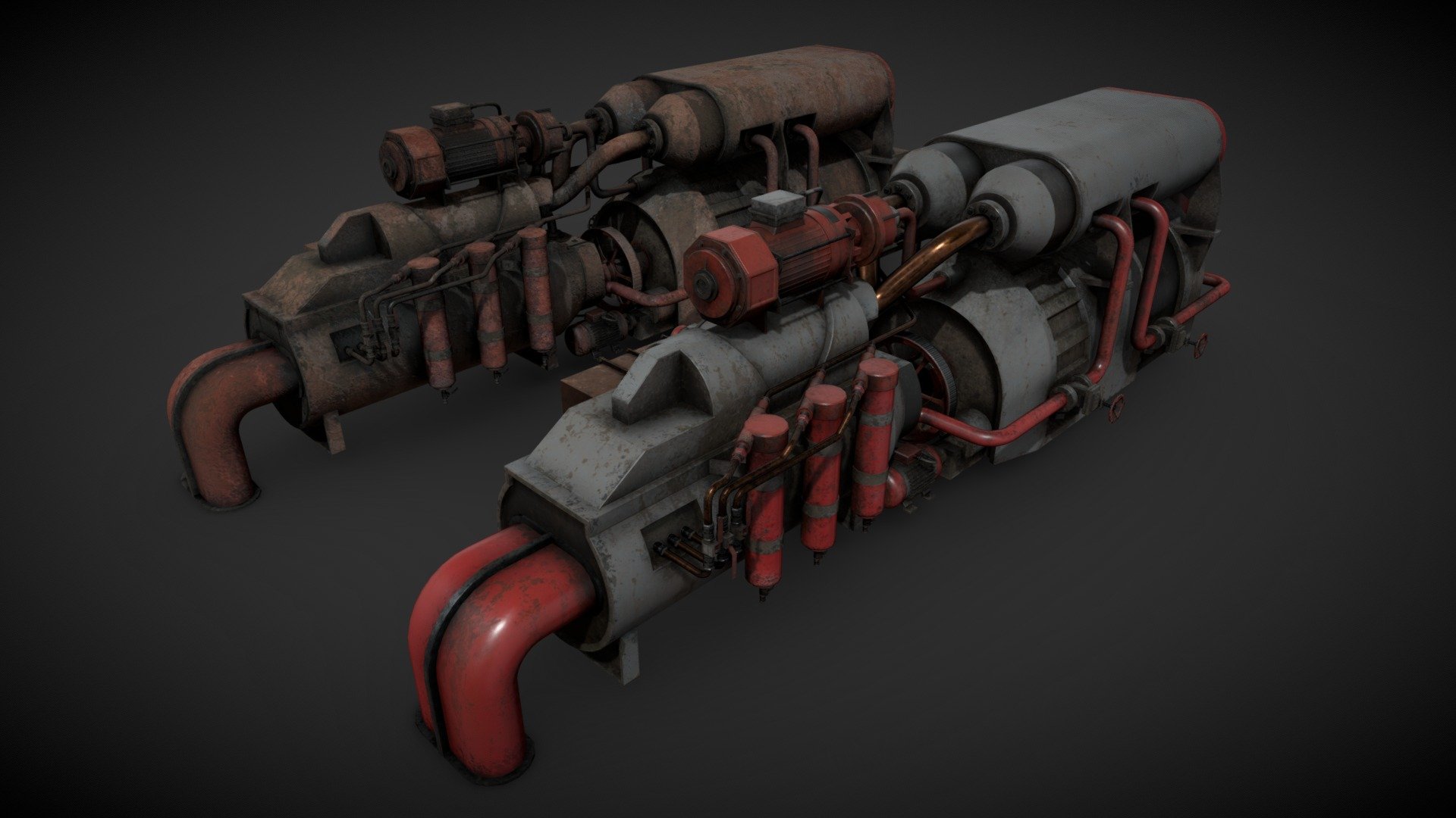 Machinery device for industrial visualizations.
4k PBR PNG textures included 3d model