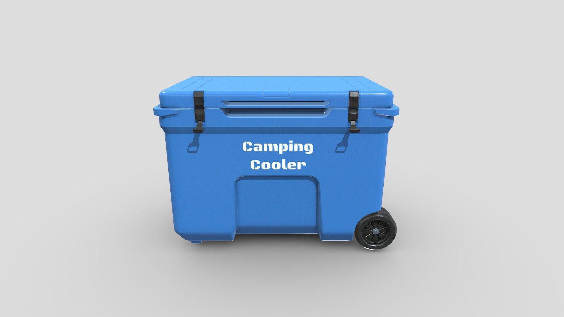 Camping box Cooler - 3D model by Zaverio 3d model