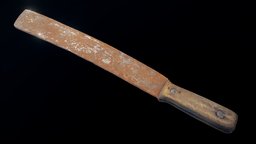 Old Machete rust, prop, melee-weapon, photoscan, weapon, pbr, gameready