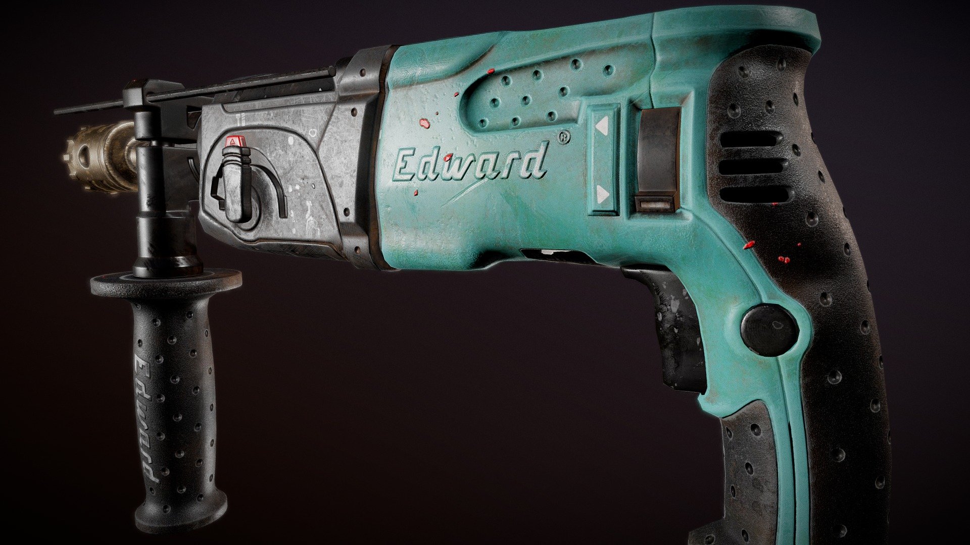 A drill made for my portfolio, using Maya and substance painter 3d model
