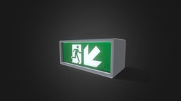Exit Sign exit, exitsign, environment, exit-emergency, exit-sign, exit-door-double