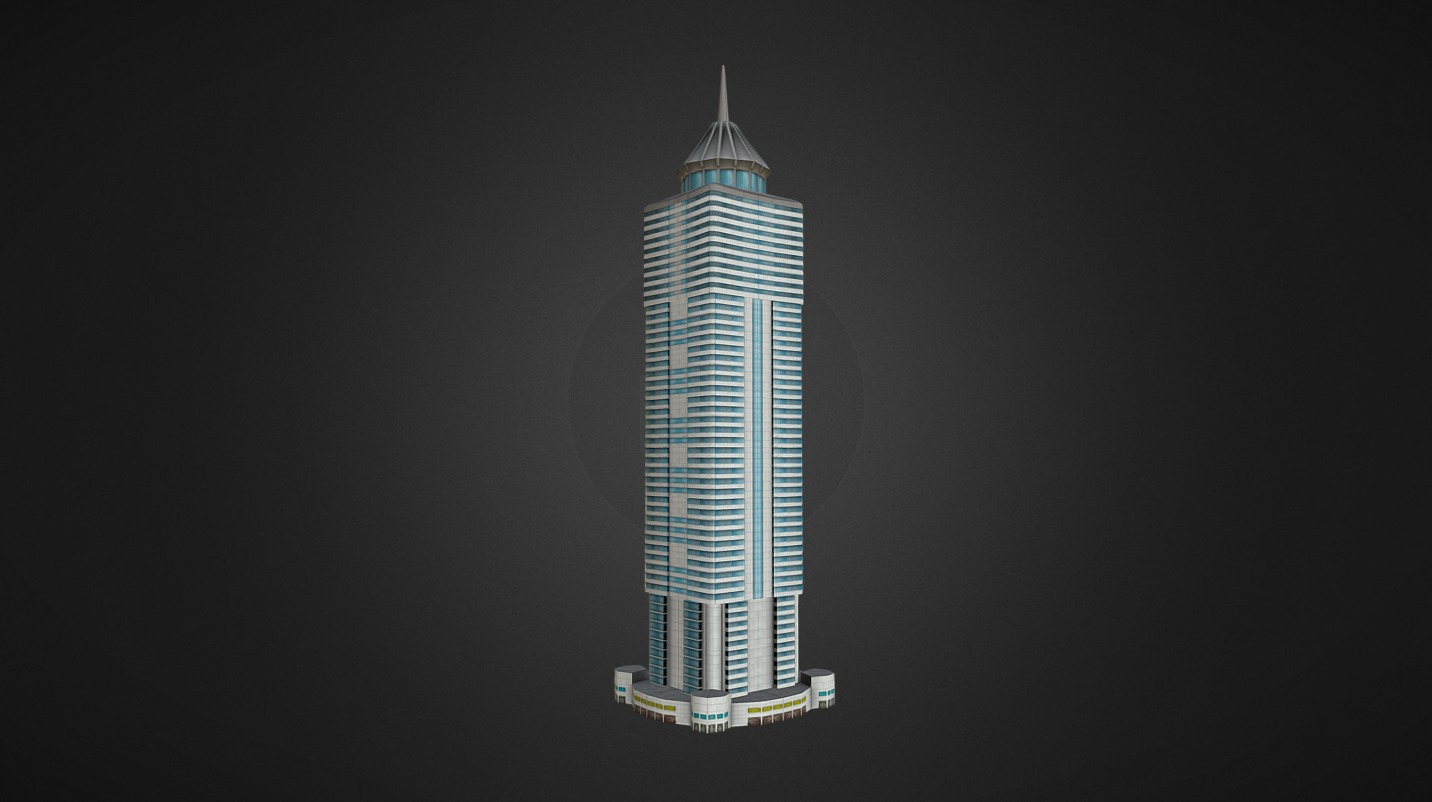 Skyscraper 6 - 3D model by vertexDesign 3d model