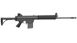 Low-Poly Holloway HAC-7 rifle, assault, 7, semi, ak, hybrid, ar, america, american, battle, auto, 308, hac, 762, hac-7, holloway, low, poly, gun