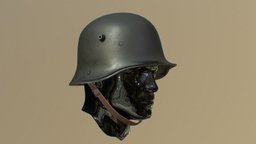 Stahlhelm M16 m16, german, worldwar, ww1, worldwar1, 1916, worldwarone, stahlhelm, m1916, helmet, steel
