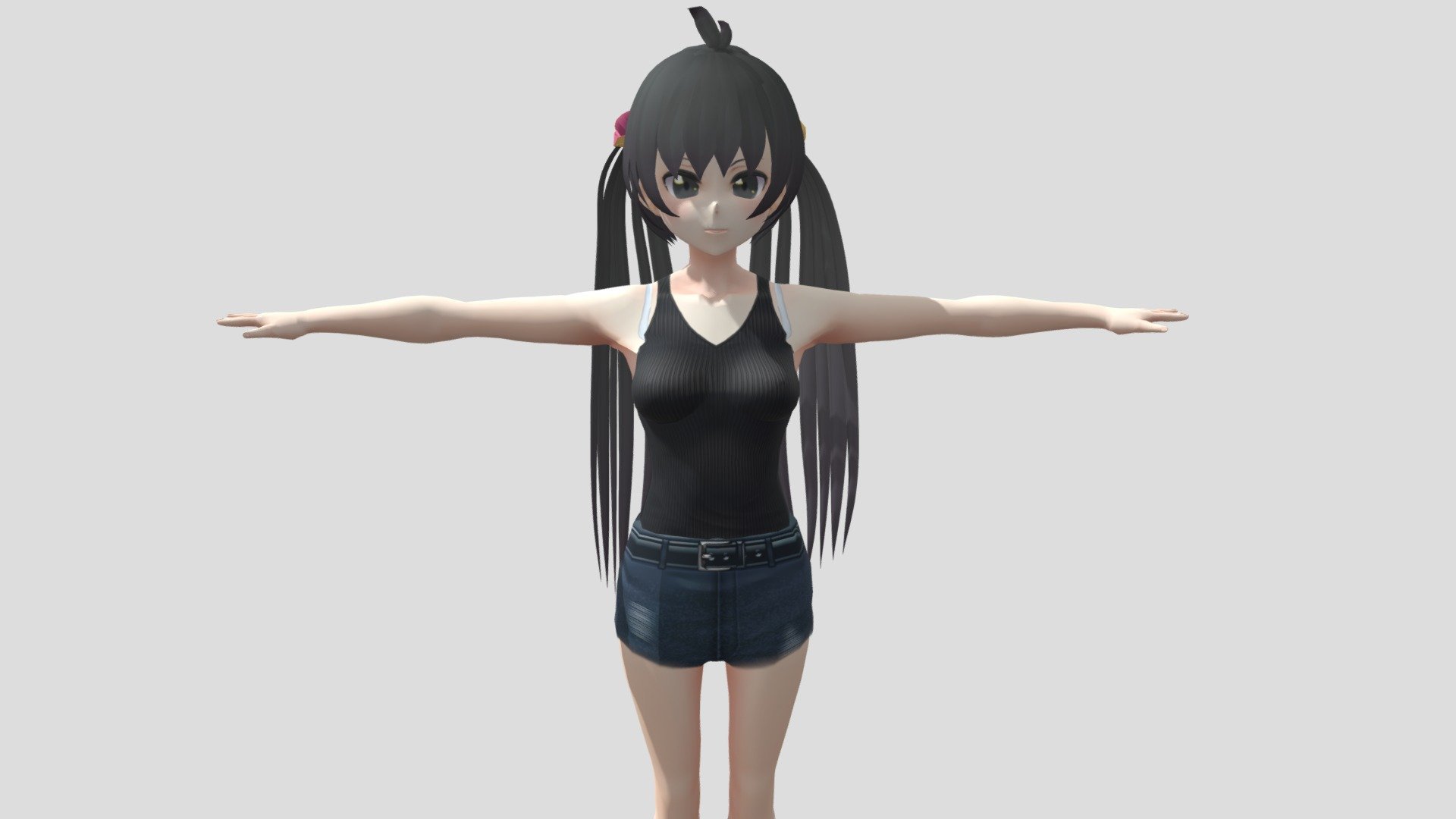 Model preview



This character model belongs to Japanese anime style, all models has been converted into fbx file using blender, users can add their favorite animations on mixamo website, then apply to unity versions above 2019



Character : Nomi

Verts:18751

Tris:26030

Fifteen textures for the character



This package contains VRM files, which can make the character module more refined, please refer to the manual for details



▶Commercial use allowed

▶Forbid secondary sales



Welcome add my website to credit :

Sketchfab

Pixiv

VRoidHub
 - 【Anime Character】Nomi (TankTop/Unity 3D) - Buy Royalty Free 3D model by 3D動漫風角色屋 / 3D Anime Character Store (@alex94i60) 3d model