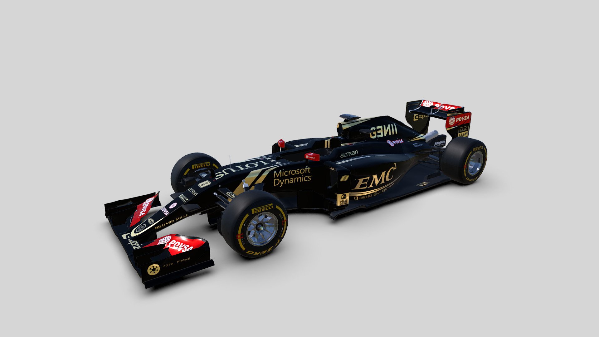 Lotus F1 E23 Hybrid, 3D model  - Lotus F1 E23 Hybrid - 3D model by Excalibur 3d model