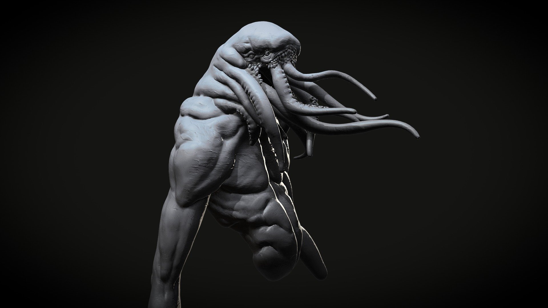 Day 19 of SculptJanuary 2018 with the Topic &ldquo;Lovecraftian