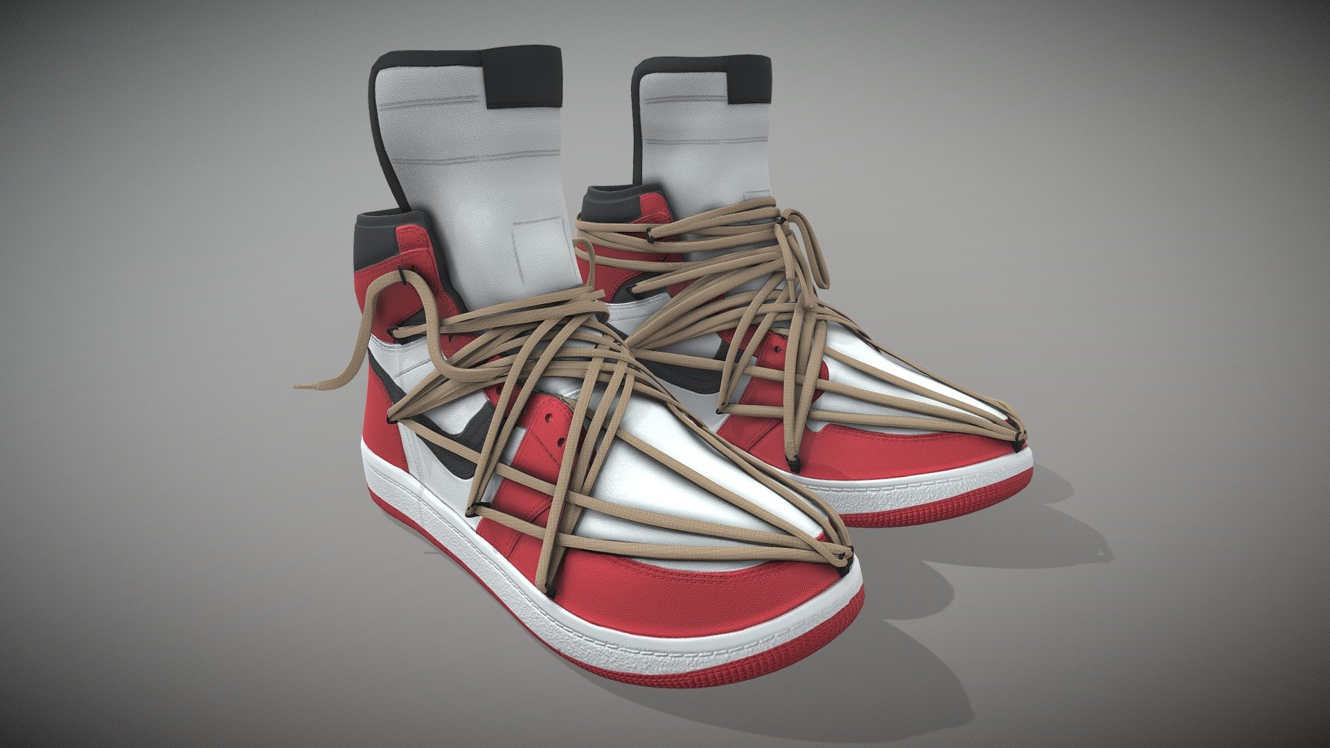 Nike Air Jordan for games - Nike Air Jordan - Buy Royalty Free 3D model by WAM3D 3d model