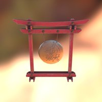 Asian gong asian, torii, gong, temple, japanese