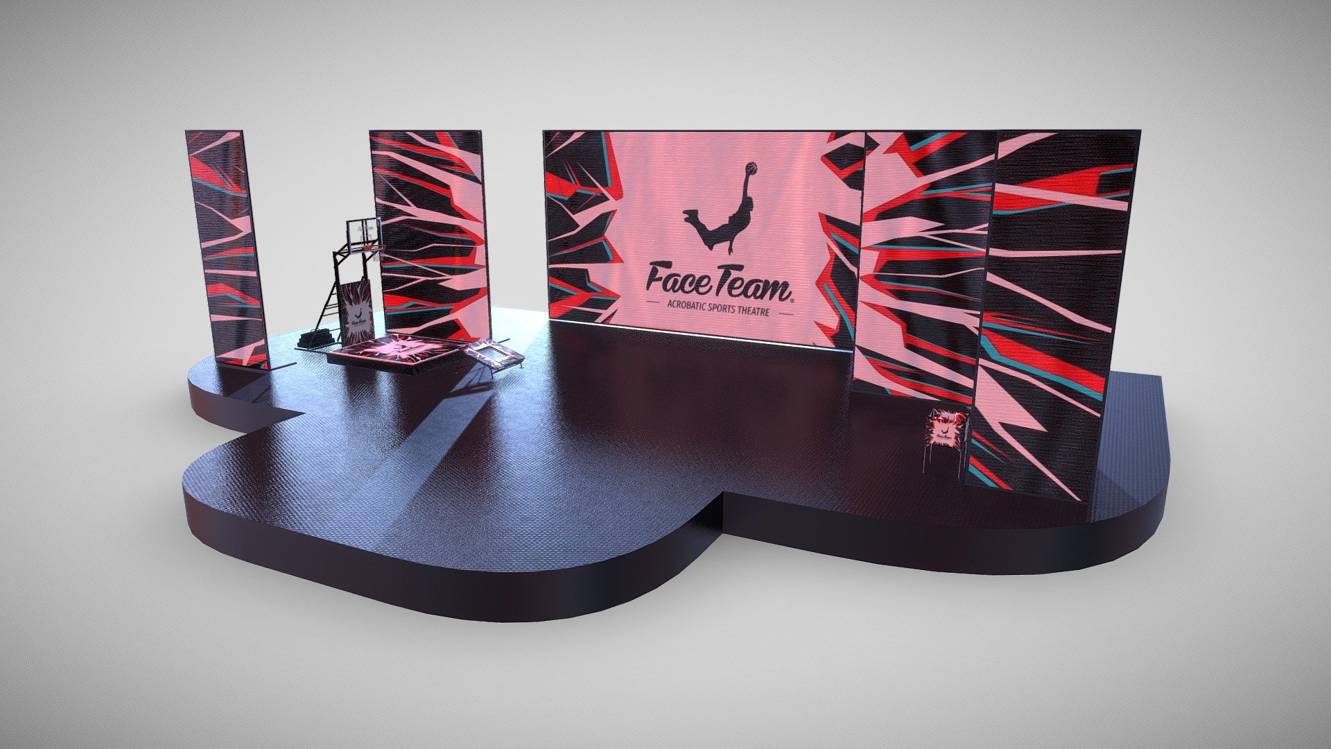 Copyright by: Face Team - Face Team Theater #1 - 3D model by Face Team (@faceteam) 3d model