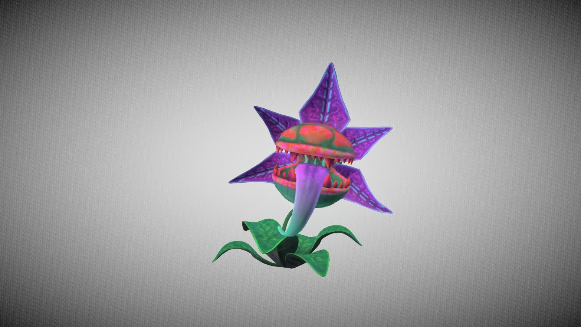 I made this stylized piranha plant for a game project I'm working on, hope you like it.

artstation project: https://www.artstation.com/artwork/lxKgWk - Stylized Piranha Plant - 3D model by Spark3dvision 3d model