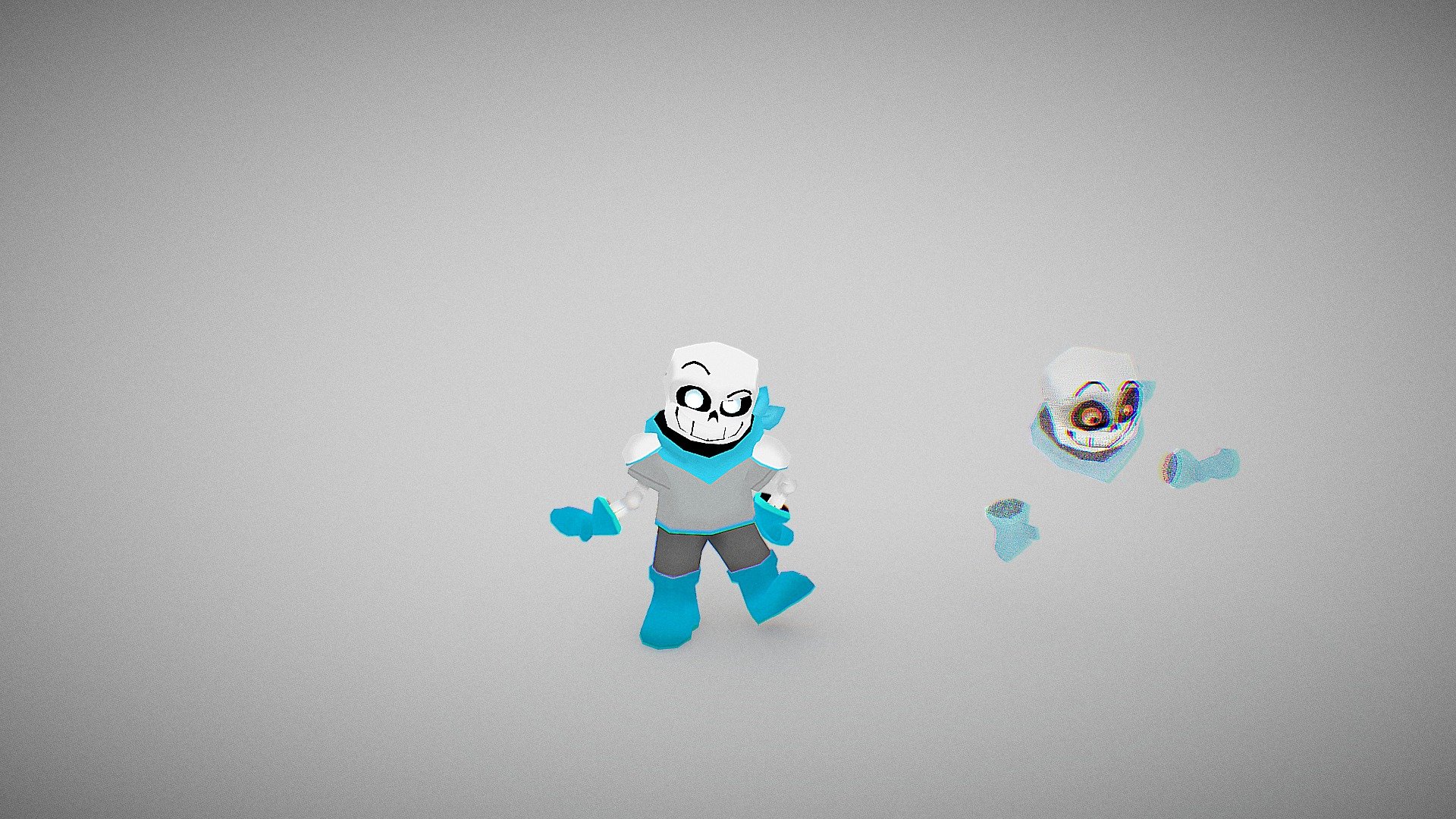 Made these 2 around the same time I made the Papyrus's 

Undertale by Toby Fox - Underswap Sans + Dustswap Low-polyish Models - 3D model by DarksArtworks (@epicdarkcelebi94) 3d model