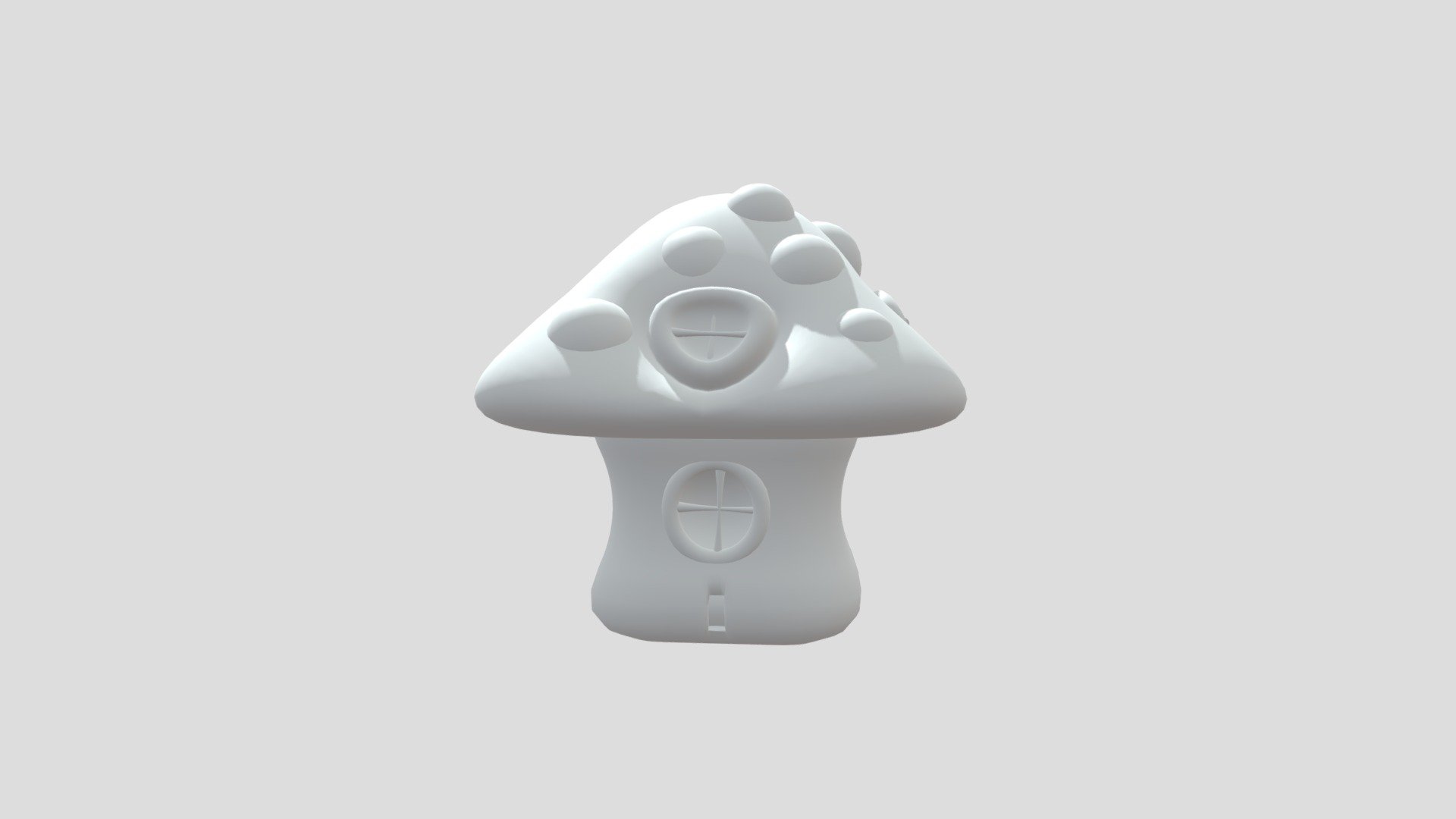 A simple mushroom house. If you have any idea of lore, send me ;) - Mushroom Simple House - 3D model by rodrigoarth 3d model