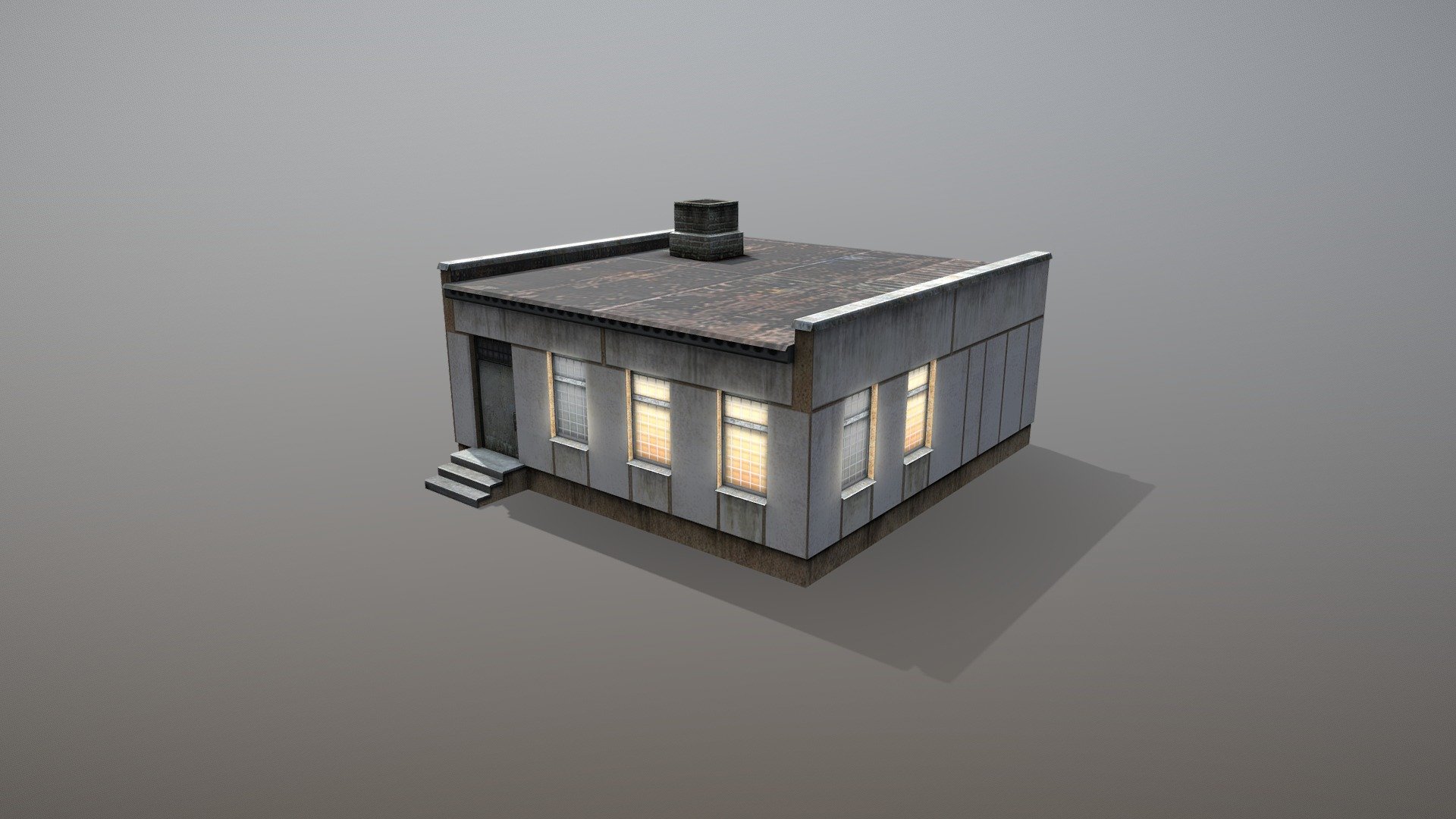 Railway Building RW_BlockPost




LOD0 - (triangles 314) / (points 202)

Low-poly 3D model Railway Building




Textures for PBR shader (Albedo, AmbietOcclusion, Gloss, Specular, Emission) they may be used with Unity3D, Unreal Engine. 

All pictures (previews) REALTIME rendering

Textures for WINTER


Textures for NIGHT




Textures:




RW_BlockPost_Albedo.png       - 1024x512

RW_BlockPost_AmbientOcclusion.png - 1024x512

RW_BlockPost_Gloss.png        - 1024x512

RW_BlockPost_Specular.png     - 1024x512


RW_BlockPost_Emission.png     - 1024x512  




Pack for WINTER





If you have questions about my models or need any kind of help, feel free to contact me and i'll do my best to help you 3d model