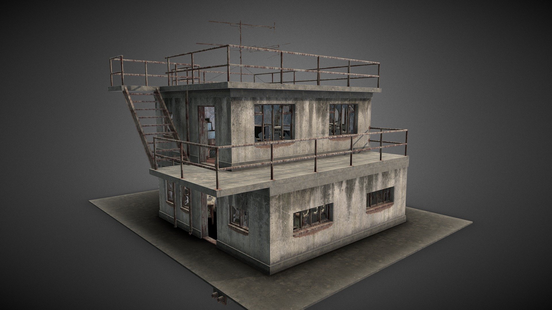 Game asset for a game I'm working on.
Modelled in Blender and textured using Quixel 2.0 and Quixel Megascans - Airfield Building 1 - 3D model by Cristian Iordache (@christian-mg) 3d model