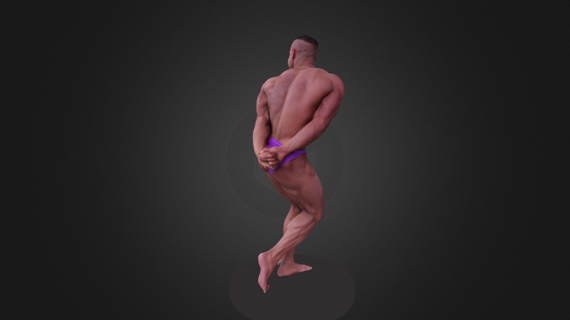 Model: Max Solovyev - Body athletic - 3D model by LOFT22 3d model