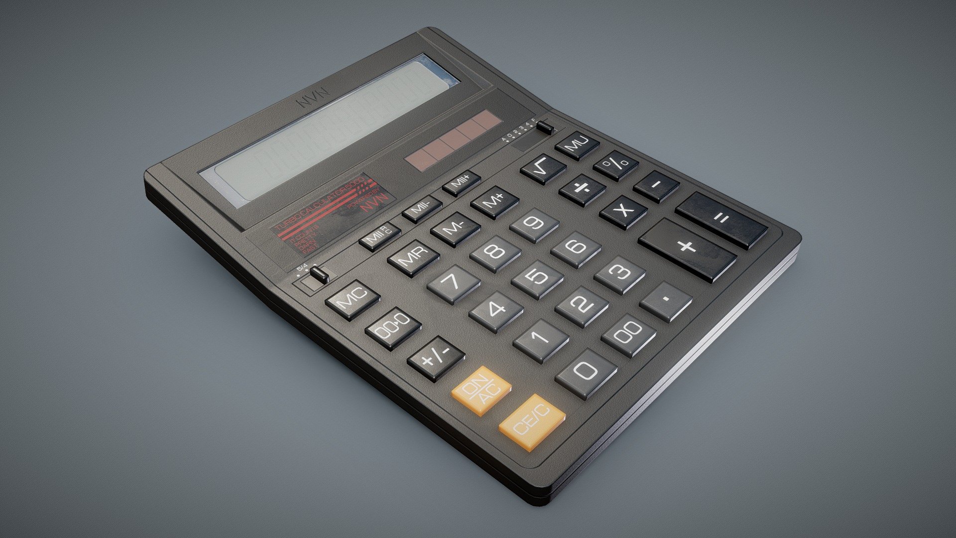 Additional file contains manually made LODs in 3 stages and custom collider in .fbx and .obj formats as well as 2k texture sets for Unity5, Unity HDRP, UnrealEngine4, PBR Metal Roughness - Calculator - Buy Royalty Free 3D model by NollieInward 3d model
