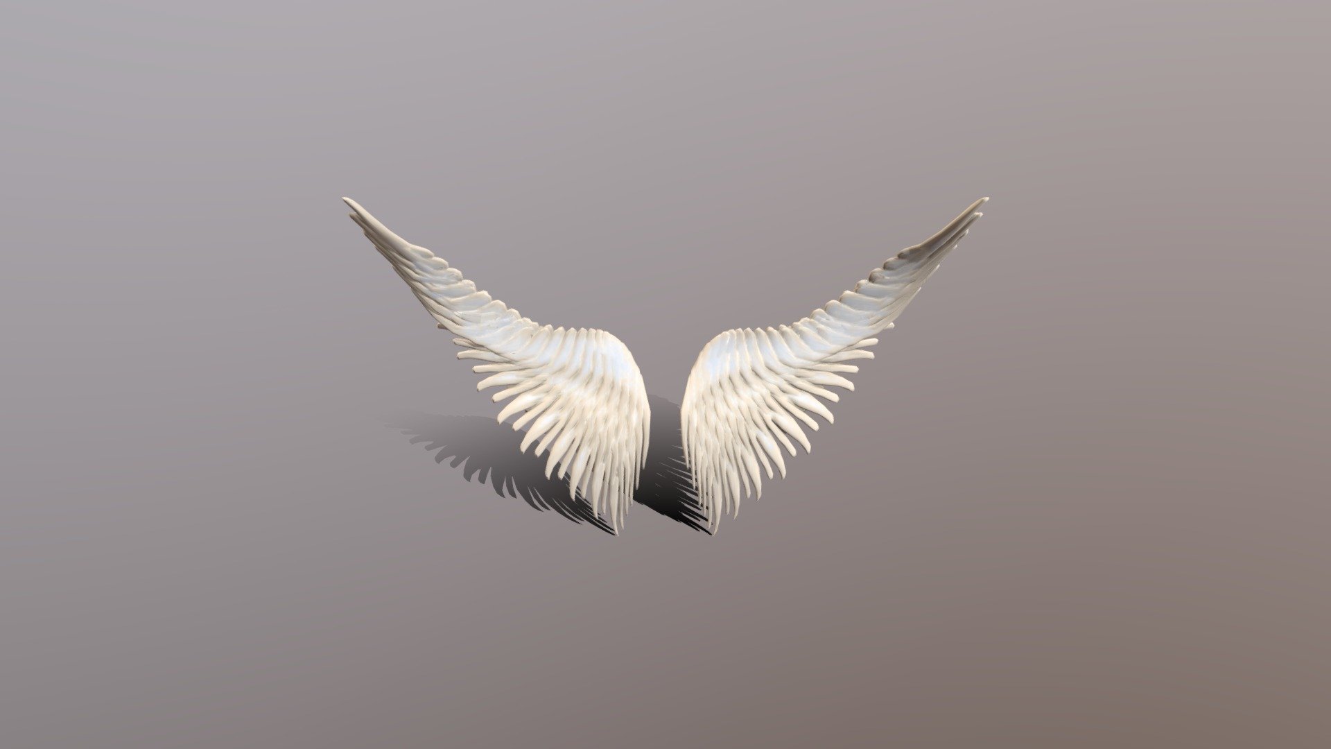 A game asset for a school project - Wings - Download Free 3D model by xXsnakemanXx 3d model