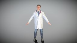 Medical doctor in A-pose 429