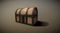 Treasure chest free3dmodel, treasure-chest
