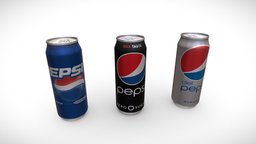 Pepsi Collection zero, can, cola, diet, pepsi, blac, drinck