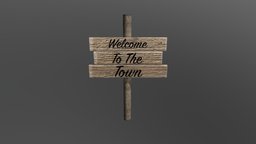 Wooden Sign 