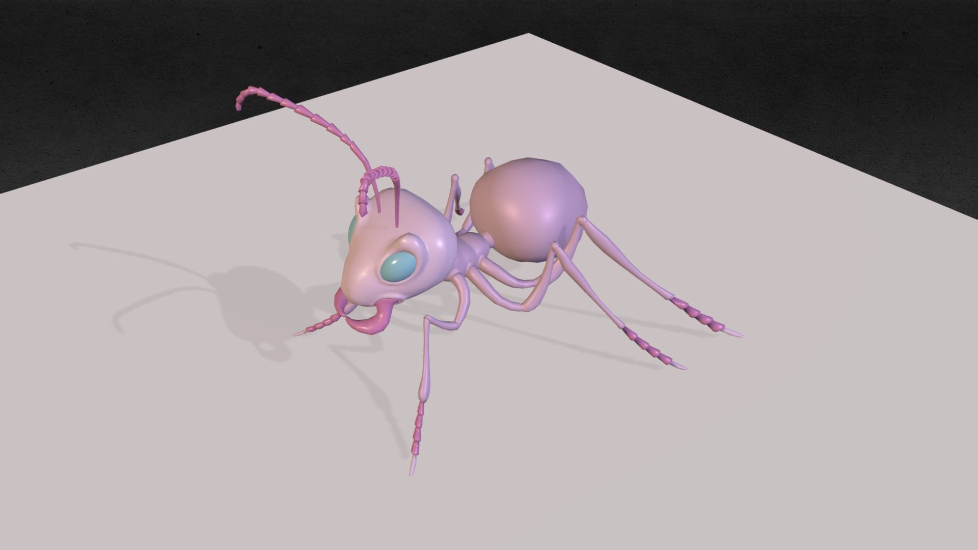 Cartoon ant - Cartoon ant - 3D model by llllline 3d model