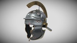 Roman Weisenau type Helmet rome, roman, legionary, galea, helmet, optio, weisenau
