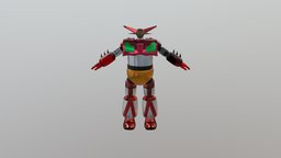 New Getter Robot 3d