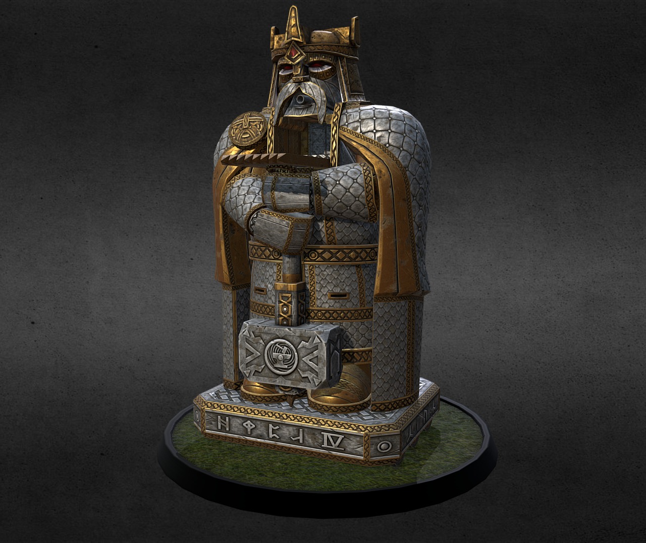 Dwarf Siege Tower I created for Creative Assemblys Warhammer - Total War game , all assets where create by myself 3d model