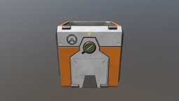 Overwatch soil samples crate sample, prop, blizzard, box, overwatch, soil, substance, painter, maya, asset, game, stylized, concept