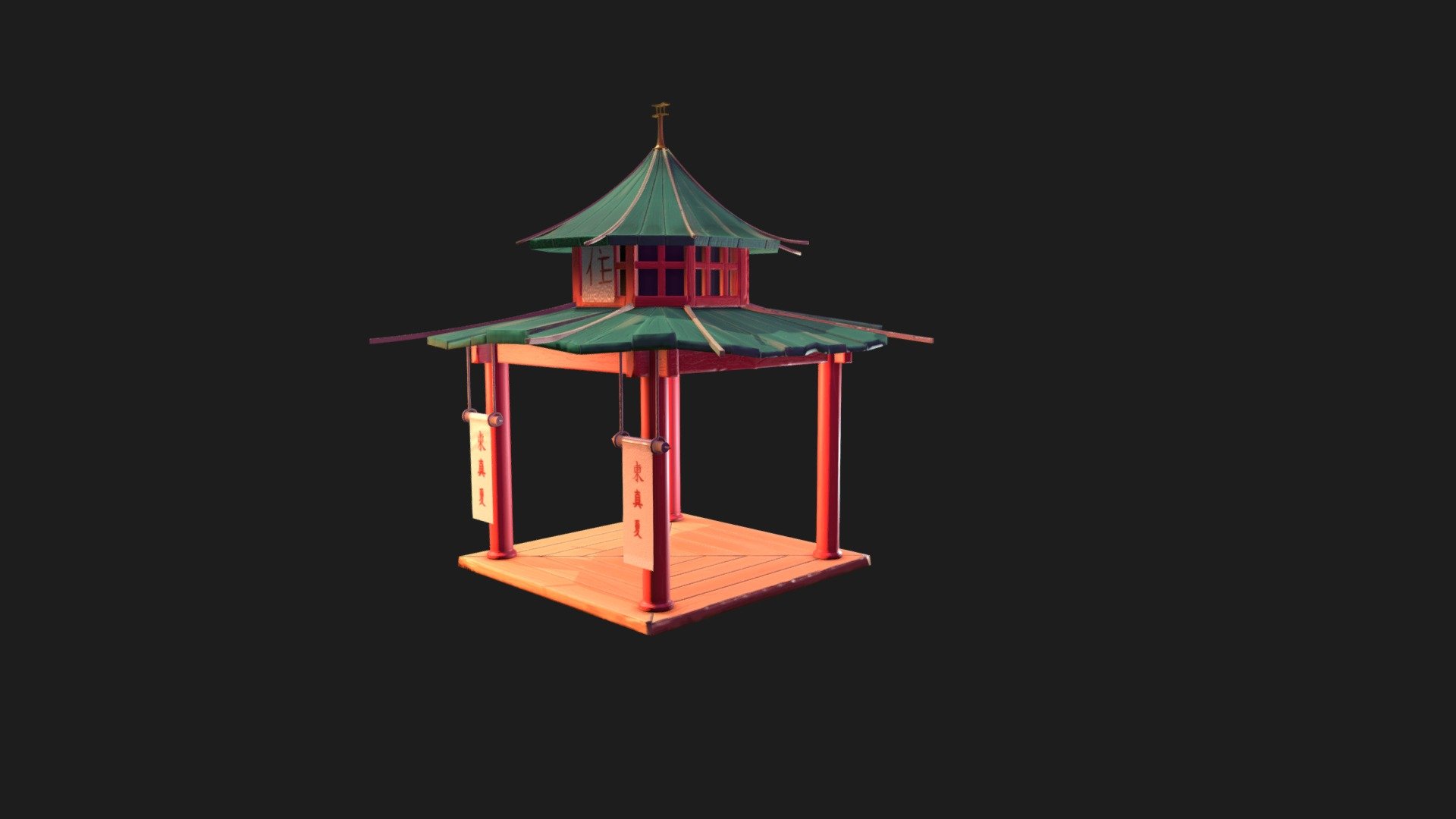 Hey guys here's my last project i wanted to make a diorama with the chest i made not long ago , the diorama concept is from
Alexey Mazur
 can see the result there : https://www.artstation.com/artwork/A9AKGz - Stylized Shrine - 3D model by Santiana 3d model