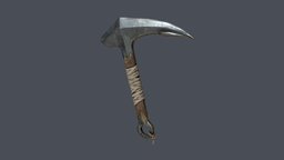 Pickaxe Anchor pickaxe, game-ready, game-model, lowpoly, survivalcraft