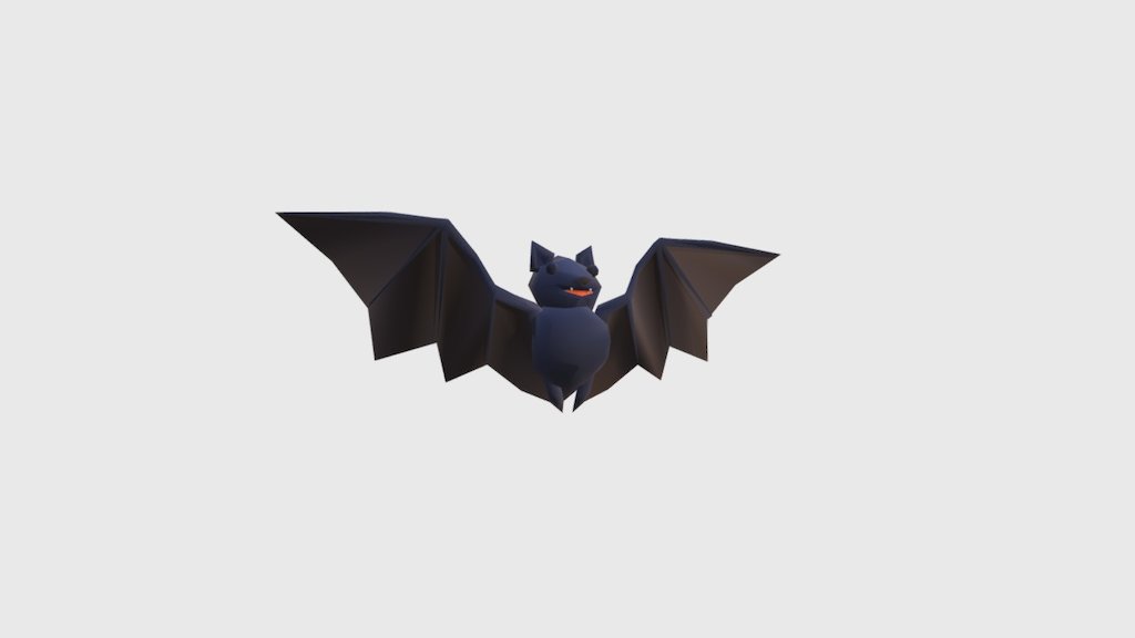 A bat - Medieval asset 21 bat - Download Free 3D model by hamsterspit 3d model