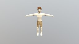 WIP Low Poly Human Character