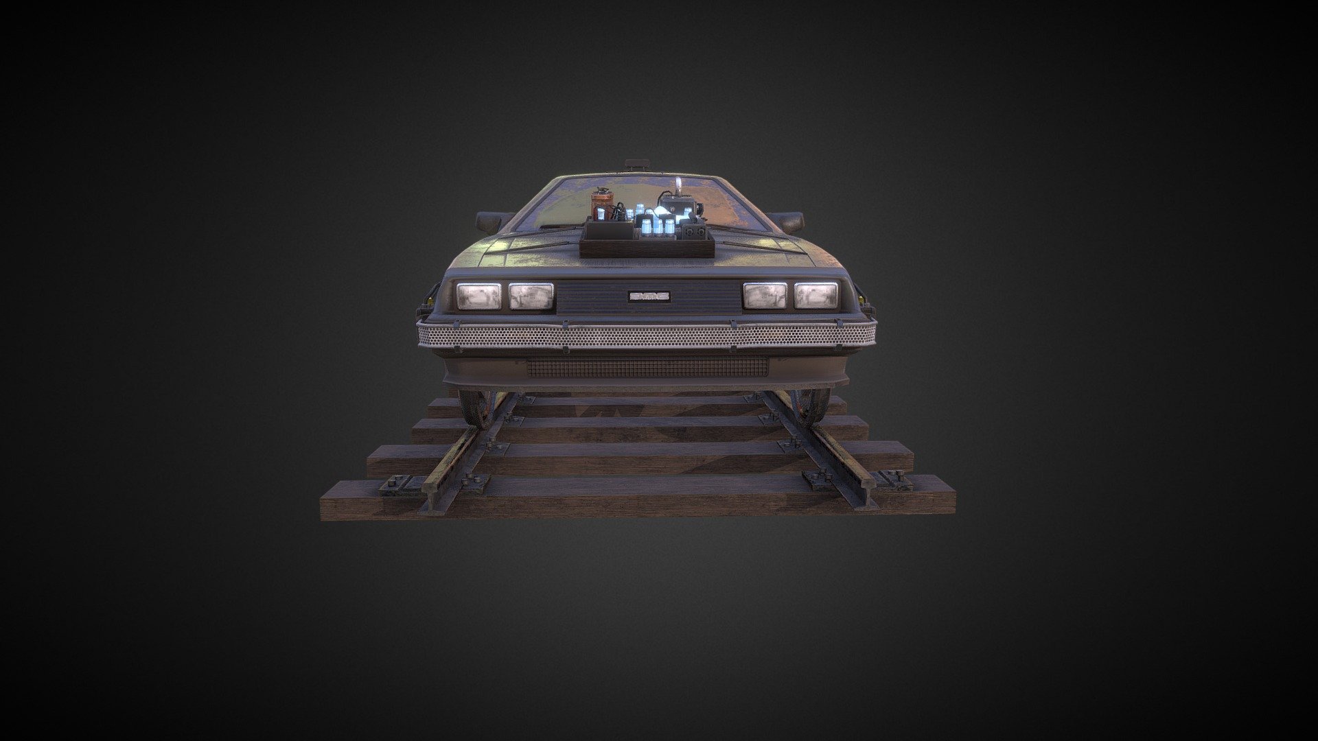 An attempt at imitating the DMC-12 from Back to the Future 3 with rail wheels. This is my first time texturizing with Substance Painter, so please comment on any possible improvements you see^^ - Delorean DMC-12 (BTTF-3) Railway Version - 3D model by edutorre 3d model